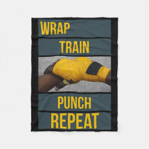 Cobertor De Velo Gráficos Impactantes Treino de Boxe Repetição, Soc