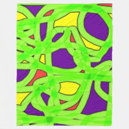 Cobertor De Velo Grafite pop Art