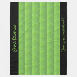 Cobertor De Velo Grama Verde, Na moda e Elegante