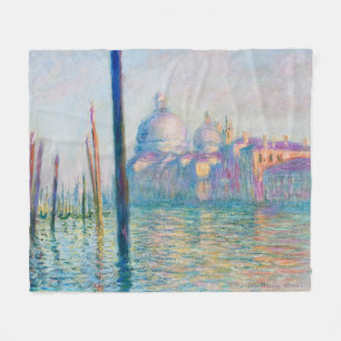 Cobertor De Velo Grand Canal Monet Veneza Itália Pintura Clássica