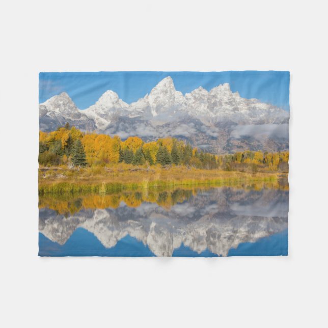 Cobertor De Velo Grand Teton Mounries Wyoming (Frente (Horizontal))