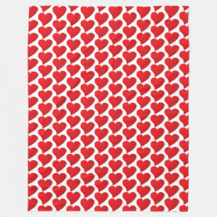 Cobertor De Velo Grande Coração Vermelho, Amor, Dia de os namorad