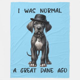 Cobertor De Velo Grande Dane Puppy Engraçado