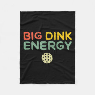 Cobertor De Velo Grande energia de dink pickleball amante de pickle
