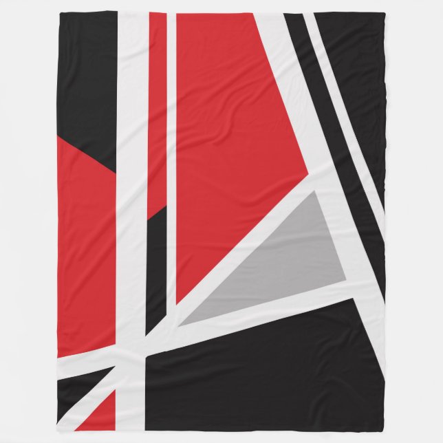 Cobertor De Velo Grande Fleece Blanket, moderno, abstrato, geométri (Frente)