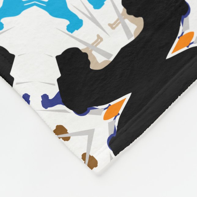 Cobertor De Velo Grande padrão de abstrato Dane (Quina)