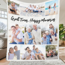 Grandes Momentos Felizes Memórias Colagem de Fotos