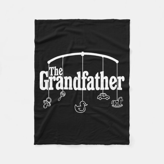 Cobertor De Velo Grandfather Funny Quote Design For Grandpas  (Frente)
