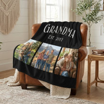 Grandma Est. Established Year Custom Name 3 Photo