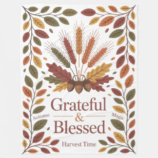 Cobertor De Velo Grateful & blessed stylish Blanket New Home