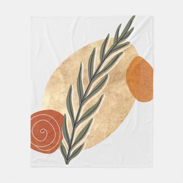 Cobertor De Velo Green Stalk Boho (Frente)