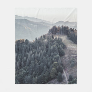 COBERTOR DE VELO GREEN TREES ON MOUNTAIN