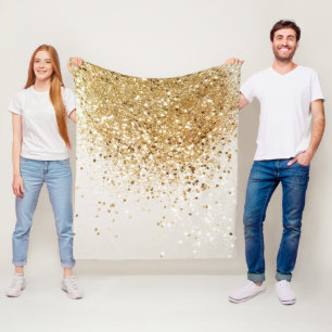 Cobertor De Velo Grelha de Glitter Dourado com Espumante #2