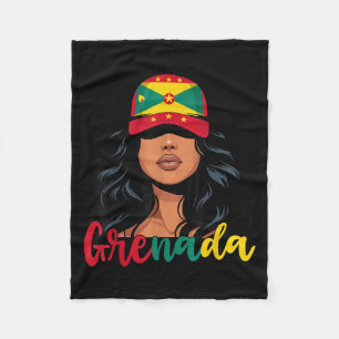 Cobertor De Velo Grenada - Rapariga do Grenada - Bandeira Orgulhosa