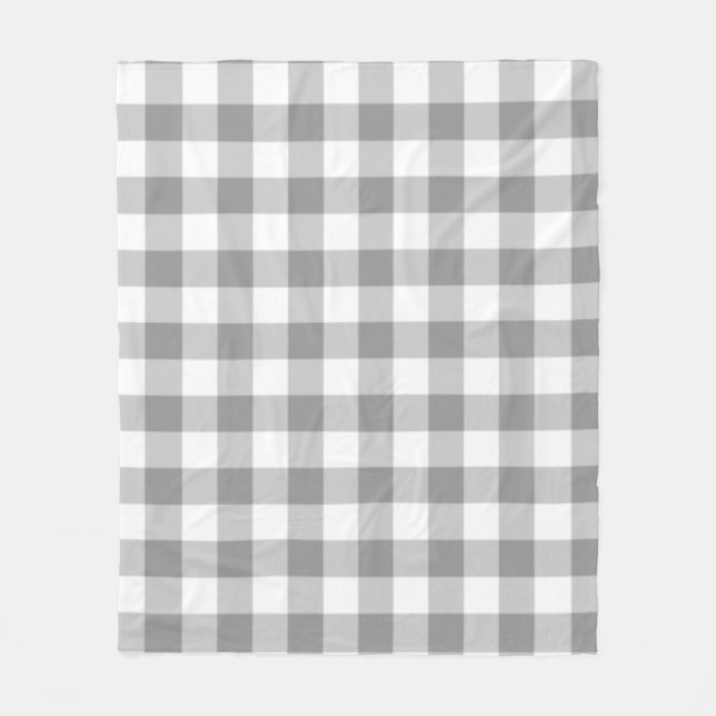 Cobertor De Velo Grey Checkered Square Seamless Pattern (Frente)
