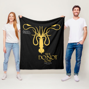 Cobertor De Velo Greyjoy Sigil - Nós Não Fazemos Sow