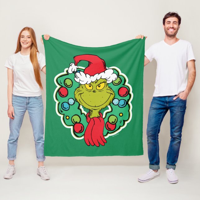 Cobertor De Velo Grinch | Coroa de Natal (In Situ)