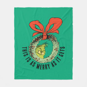 Cobertor De Velo Grinch É o Mais Alegre que Fica