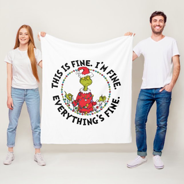Cobertor De Velo Grinch | Everything's Fine (In Situ)