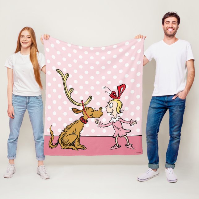 Cobertor De Velo Grinch | Max & Cindy Lou Quem (In Situ)