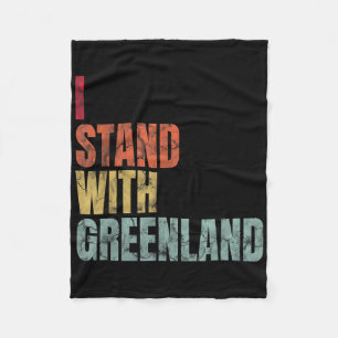 Cobertor De Velo Groenlândia I Stand With Groenlândia