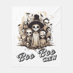 Cobertor De Velo Groovy Boo Crew Halloween Ghost Townpeople