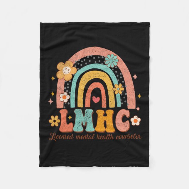 Cobertor De Velo Groovy, Conselheiro de Saúde Mental Licenciado (Frente)