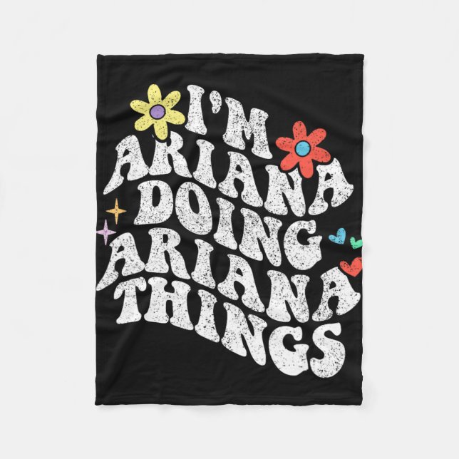 Cobertor De Velo Groovy Im Ariana Fazendo Ariana Coisas Engraçadas  (Frente)