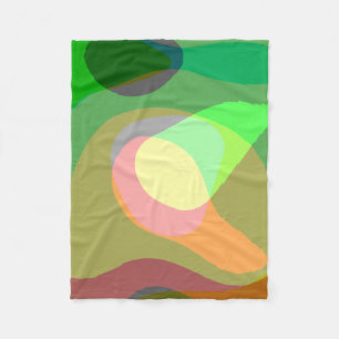 Cobertor De Velo Groovy Retro Abstrato Art 710