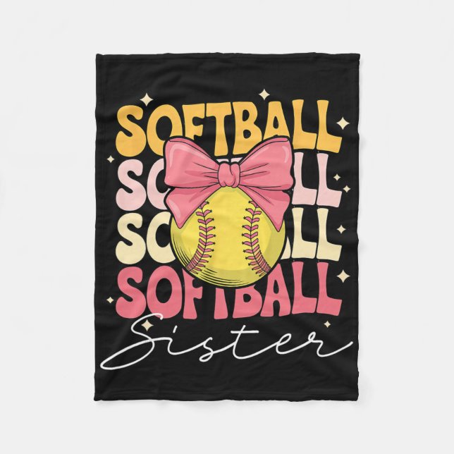 Cobertor De Velo Groovy Softll Sister Coquette Bow Softll  (Frente)