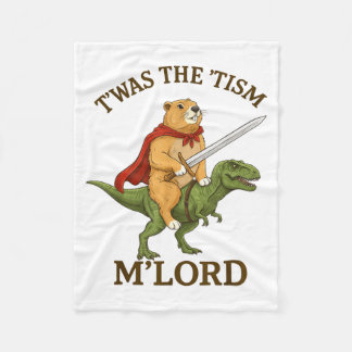 Cobertor De Velo Groundhog Twas The Tism M Lord Funny Autism Meme G