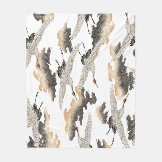 Cobertor De Velo grua estilo japonês: elegante design.