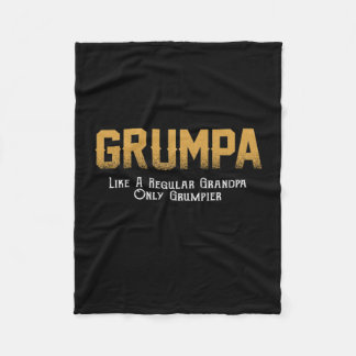 Cobertor De Velo Grumpa Lover | Grumpa Como Um Avô Regular