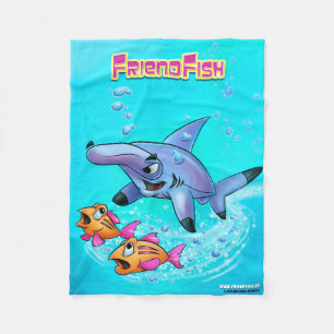 Cobertor De Velo Grupos gerais de FriendFish dos desenhos animados