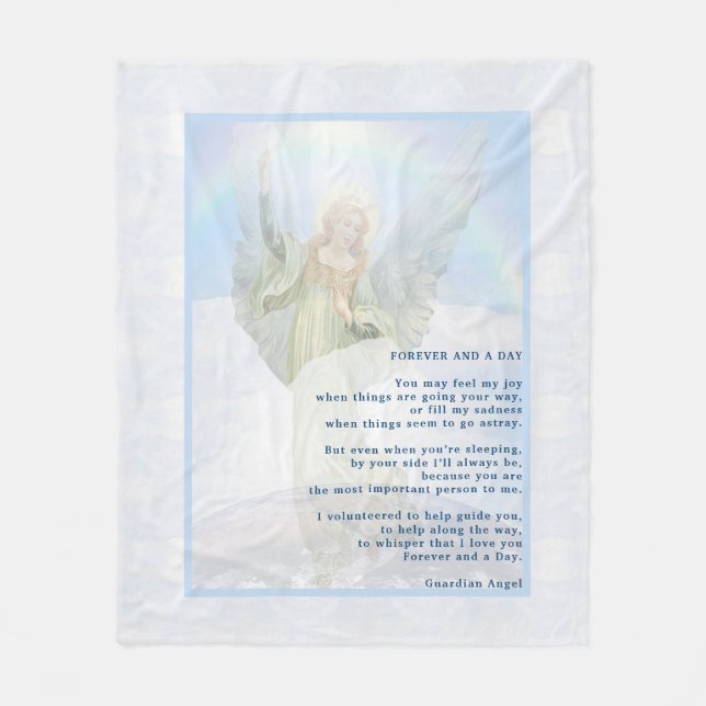 Cobertor De Velo Guardian Angel Blanket (Frente)