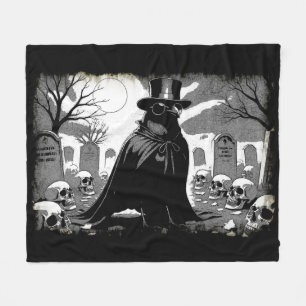 Cobertor De Velo Guardião do Cemitério - Arte Gótica de Corvo no Ha