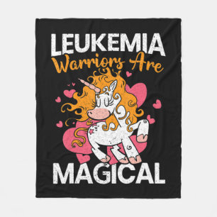 Cobertor De Velo Guerreiros de Leucemia São Leucemia Magna Unicórni