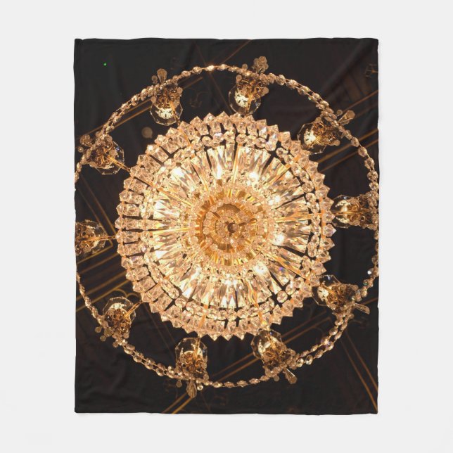 Cobertor De Velo Guildhall Elegance: Visão Antica de Chandelier (Frente)