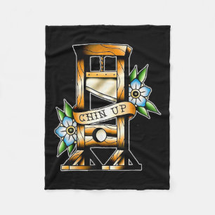 Cobertor De Velo Guillotine Tradicional Tatuagem Engraçado Engraçad