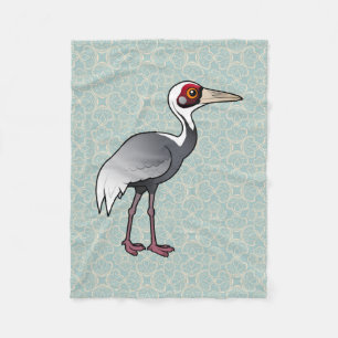 Cobertor De Velo Guindaste Branco-naped de Birdorable