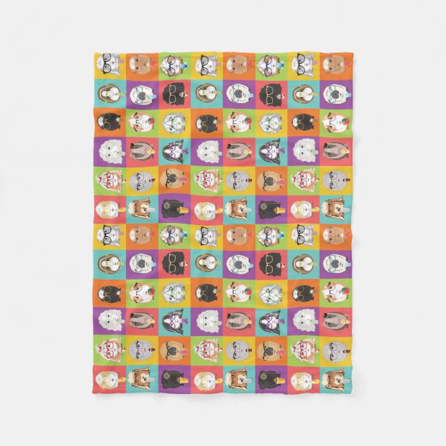 Cobertor De Velo Guiné Pig Fleece Blanket (Frente)