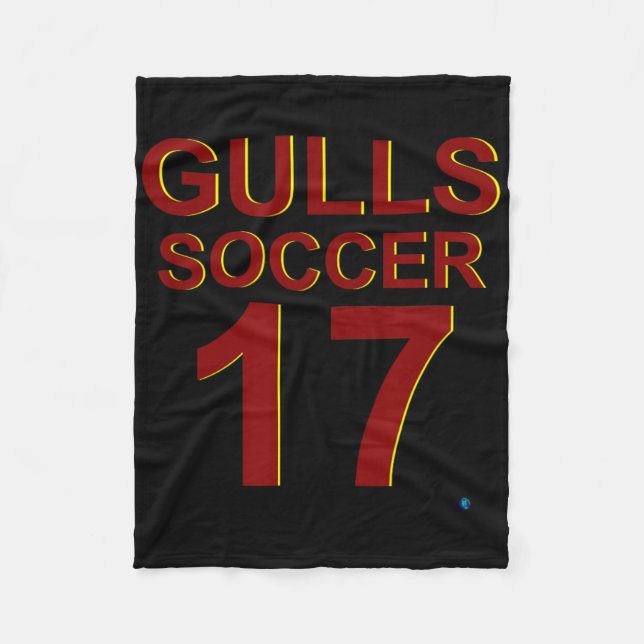 Cobertor De Velo Gulls Futebol 17  (Frente)
