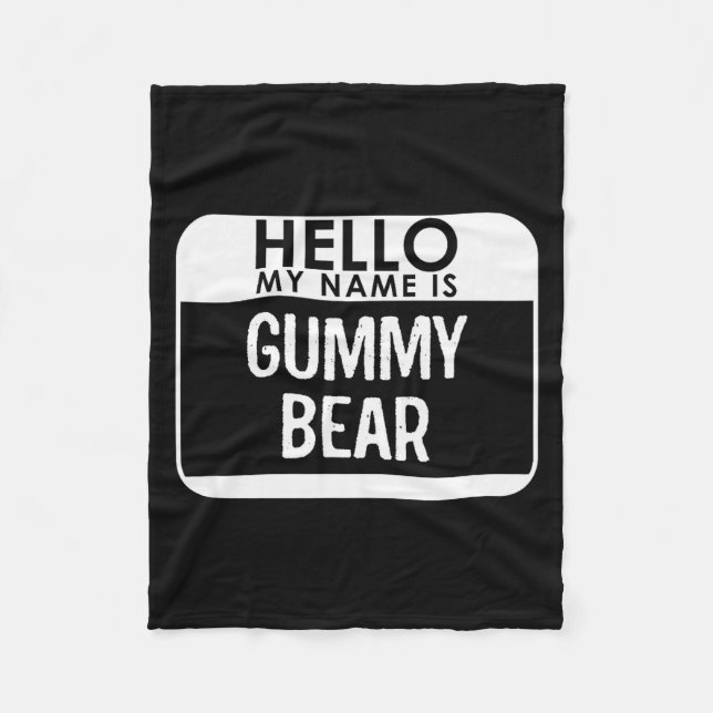 Cobertor De Velo Gummy Bear Costume Funny Easy Last Minute Hallowee (Frente)