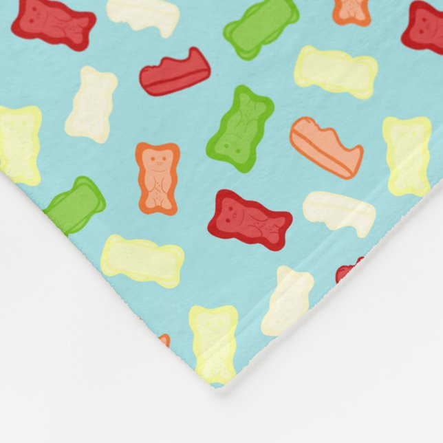 Cobertor De Velo Gummy Bears Repeating Seamless Pattern (Quina)
