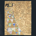 Cobertor De Velo Gustav Klimt - Expectativa, Frieze Stoclet<br><div class="desc">A Árvore da Vida,  Stoclet Frieze,  Esperança - Gustav Klimt,  Cartolina,  1909</div>