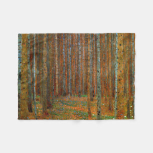 Cobertor De Velo Gustav Klimt - Floresta de Pinheiros Tannenwald