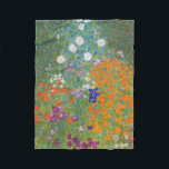 Cobertor De Velo Gustav Klimt Flower Garden Cottage Nature<br><div class="desc">Uma bela pintura de jardim - esta é uma pintura clássica de Gustav Klimt,  chamada Jardim de Algodão,  ou Jardim Bauergarten,  1907,  que é um close up de um jardim floral,  uma pintura floral colorida.</div>