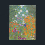 Cobertor De Velo Gustav Klimt Flower Garden Cottage Nature<br><div class="desc">Uma bela pintura de jardim - esta é uma pintura clássica de Gustav Klimt,  chamada Jardim de Algodão,  ou Jardim Bauergarten,  1907,  que é um close up de um jardim floral,  uma pintura floral colorida.</div>