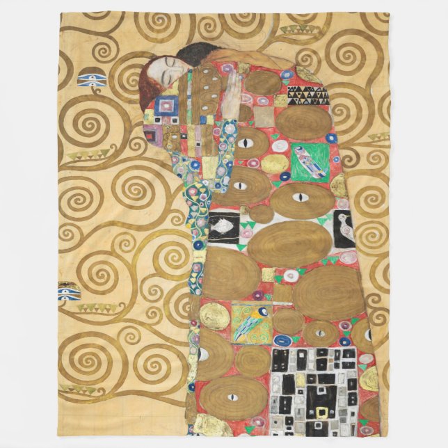 Cobertor De Velo Gustav Klimt - Fulfillment, Stoclet Frieze (Frente)