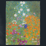 Cobertor De Velo Gustav Klimt - Jardim Flor<br><div class="desc">Jardim Flor - Gustav Klimt em 1905-1907</div>